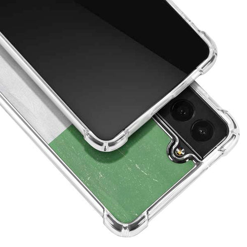Italy Flag Distressed Galaxy S21 5G Clear Case